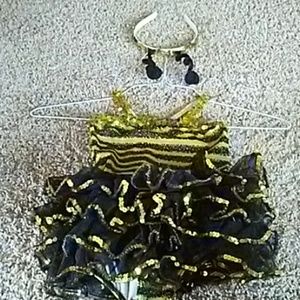 Vintage Handmade Bee Costume 5-6